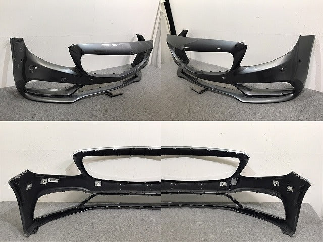 Cクラス W205/AMG 純正 前期 フロント バンパー A205 885 11 25 グレー メタリック メルセデスベンツ(129508)