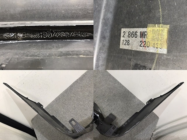 ヴェルファイア/Z/アルファード/S 30系/AGH30W/AGH35W/GGH30W/GGH35W/AYH30W 純正 リア バンパー 52159-58190 ブラックパール 220(129521)