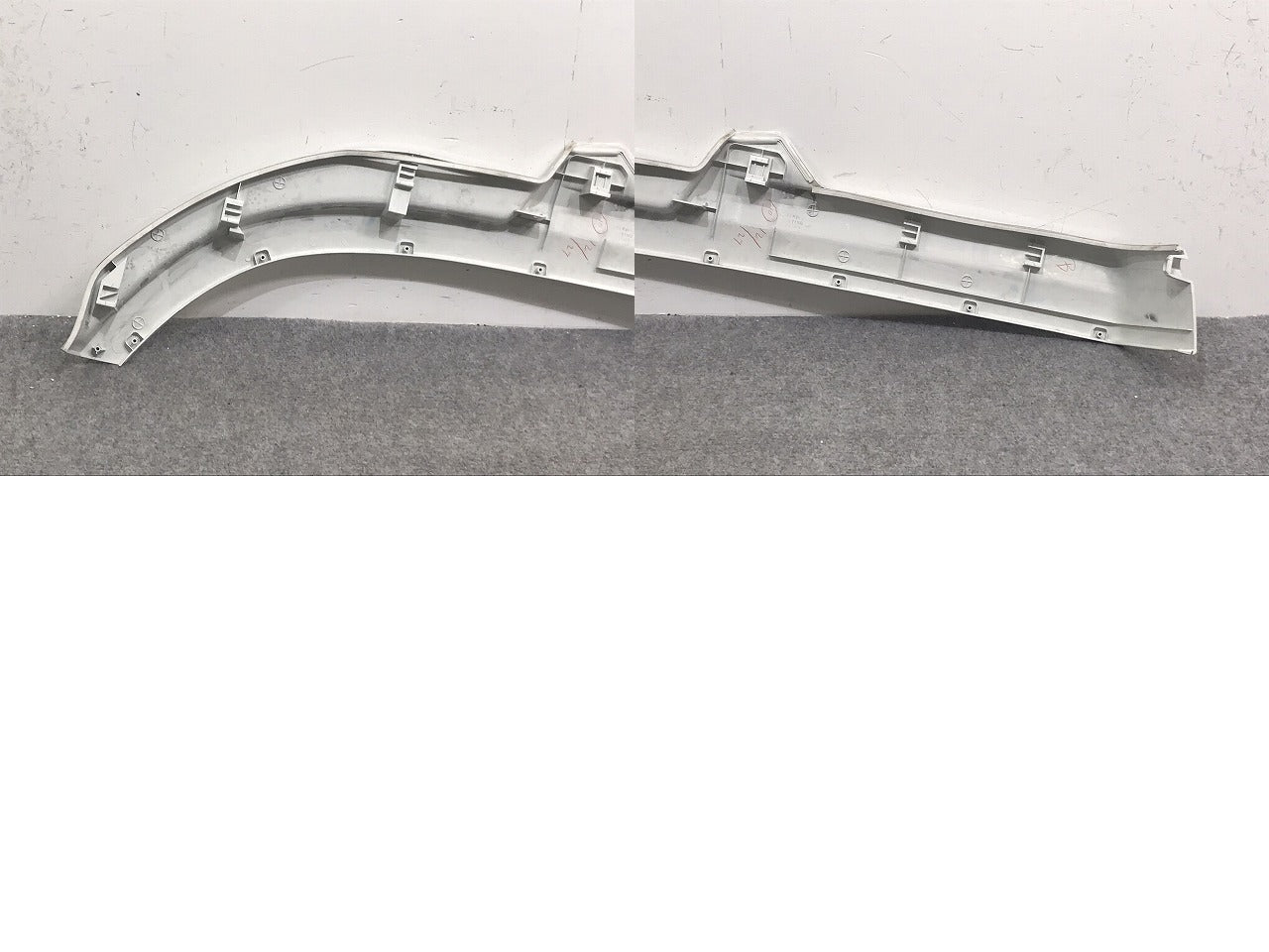 新車取り外し!スーパーグレート/10t 初代/1996-2017 純正 右 フロント フェンダー パネル ナチュラルホワイト W31 三菱ふそう(129623)
