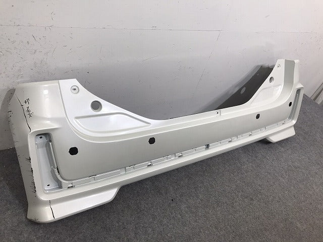 スペーシアカスタム/フレアワゴンカスタムスタイル MK53S/MM53S 純正 リア バンパー 71811-79R5/79R6 ピュアホワイトパール ZVR(129748)