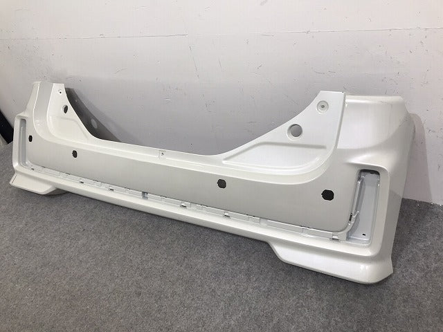 スペーシアカスタム/フレアワゴンカスタムスタイル MK53S/MM53S 純正 リア バンパー 71811-79R5/79R6 ピュアホワイトパール ZVR(129748)