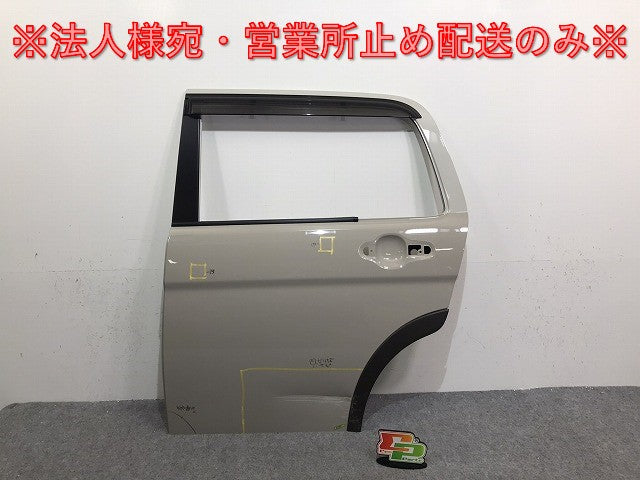アルト ラパン HE33S 純正 左 リア ドア バイザー付 フォーンベージュメタリック × ソフトベージュ 2トーンルーフ EWY スズキ(130083)