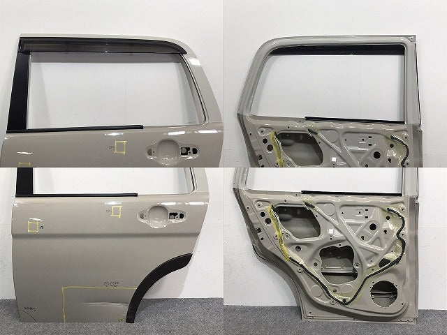 アルト ラパン HE33S 純正 左 リア ドア バイザー付 フォーンベージュメタリック × ソフトベージュ 2トーンルーフ EWY スズキ(130083)