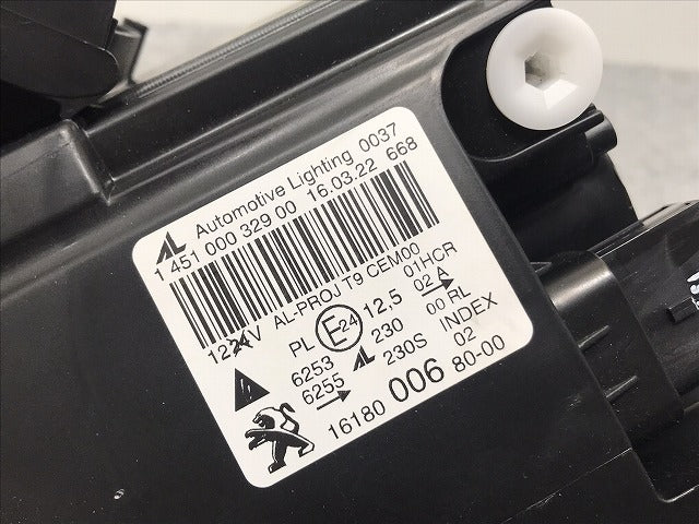 308 SW T9 純正 左 ヘッドライト/ランプ LED AL Automotive Lighting