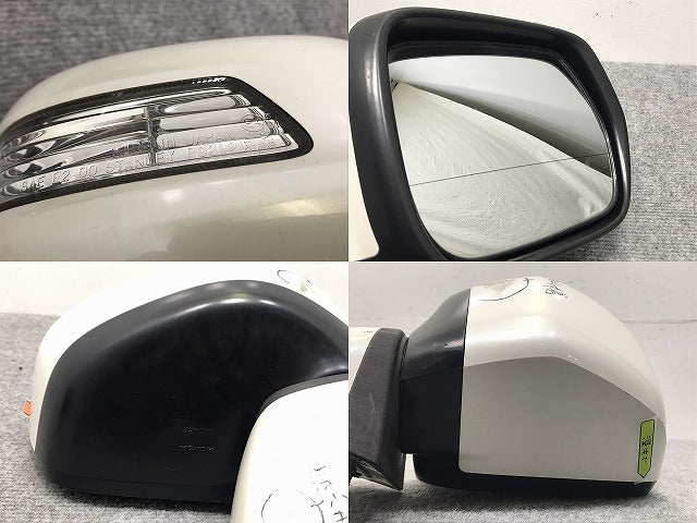 N-BOX/NBOX Nボックス/カスタム JF1/JF2 純正 右 ドアミラー 9線 ウインカー付 Murakami P9292 ホワイト パール ホンダ(130154)
