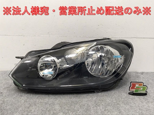 ゴルフ6 GOLFⅥ 1KC系 2009-2012 純正 左 ヘッドライト ランプ ハロゲン HELLA 254 253-00 5K2941005K フォルクスワーゲン VW(130238)