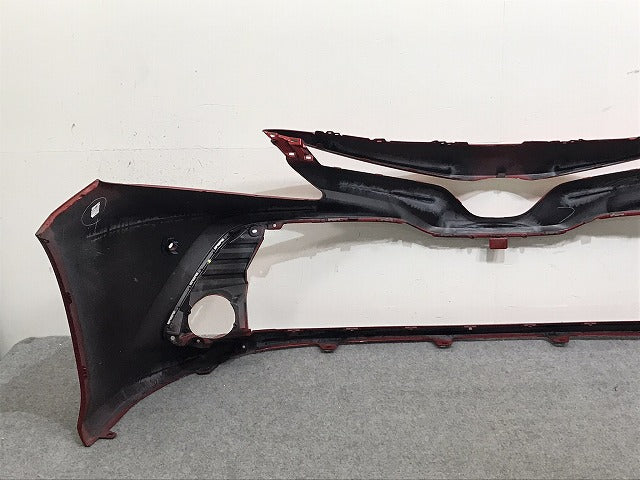 カムリ/CAMRY AXVH70/AXVH75 純正 前期 フロント バンパー 52119-33A50LE レッド メタリック 3T7 or 3U5 トヨタ(130390)