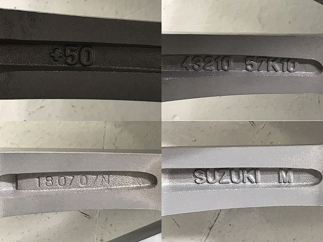 新品!スイフト スポーツ ZC31S 純正 ホイール 1本のみ 16x6 ET50 5穴 5H PCD114.3 ハブ径60mm 43210 57K10 43200-57852-ZA8 スズキ(130556)