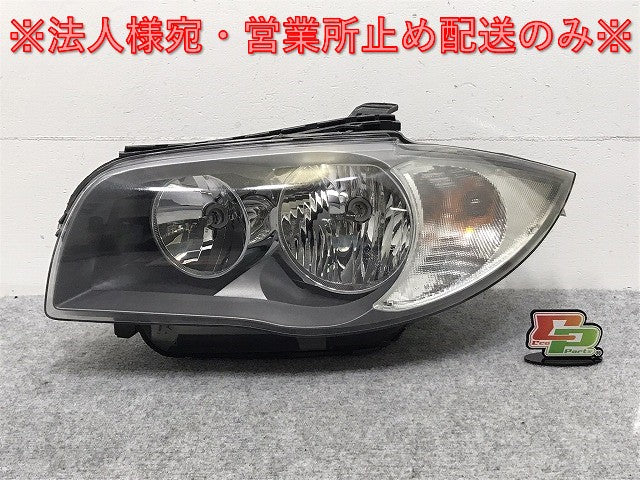 1シリーズ E87 純正 左 ヘッドライト ランプ 光源不明 VALEO 63.11 7249651-01 BMW(130590)