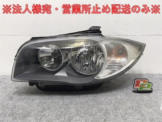 1シリーズ E87 純正 左 ヘッドライト ランプ 光源不明 VALEO 63.11 7249651-01 BMW(130590)