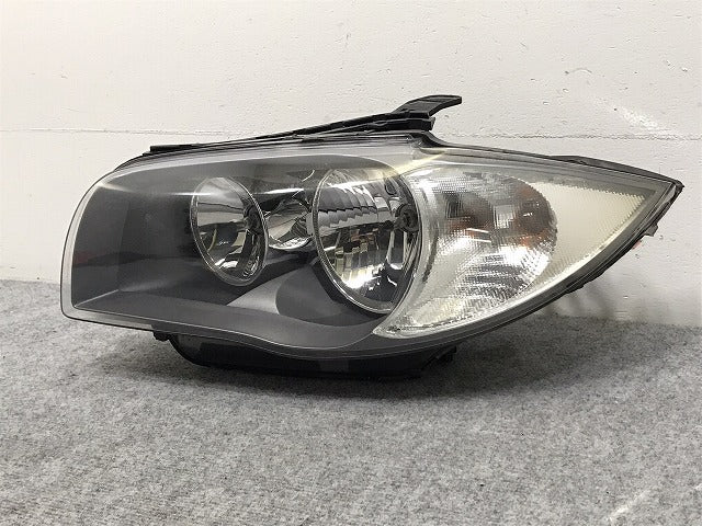 1シリーズ E87 純正 左 ヘッドライト ランプ 光源不明 VALEO 63.11 7249651-01 BMW(130590)
