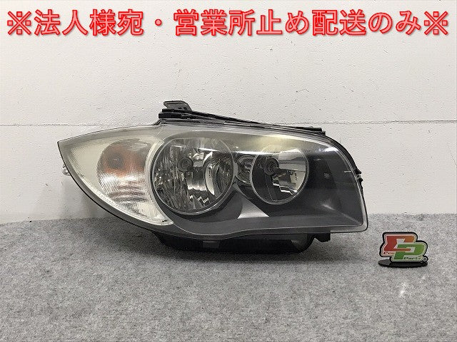 1シリーズ E87 純正 右 ヘッドライト ランプ 光源不明 VALEO 63.11 7249652-01 BMW(130591)