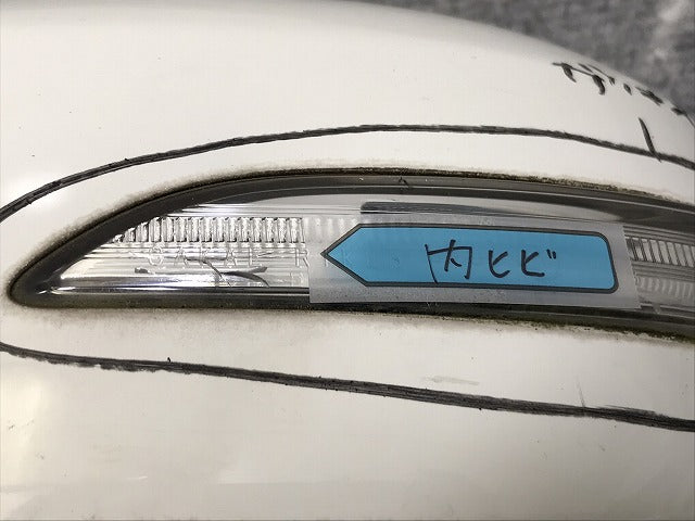 ミライース ピクシスエポック LA300S LA310S LA300A LA310A 純正 左 ドアミラー 9線 ウインカー付 ホワイト W09 ダイハツ(130604)