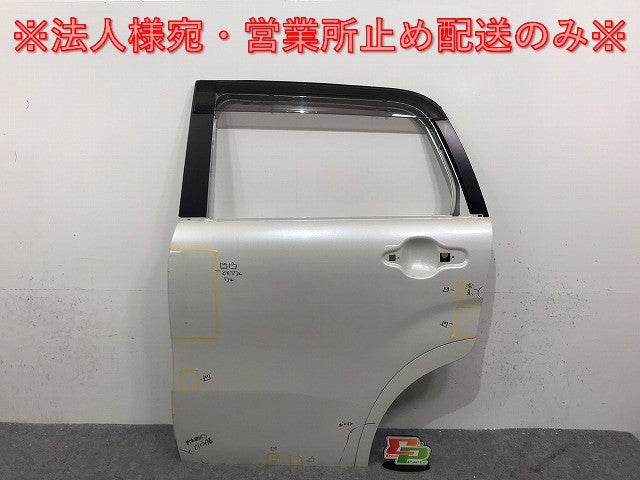 キャスト スタイル ピクシスジョイ FX FG LA250S LA260S LA250A LA260A 純正 左 リア ドア バイザー付 ホワイト パール ダイハツ(130827)