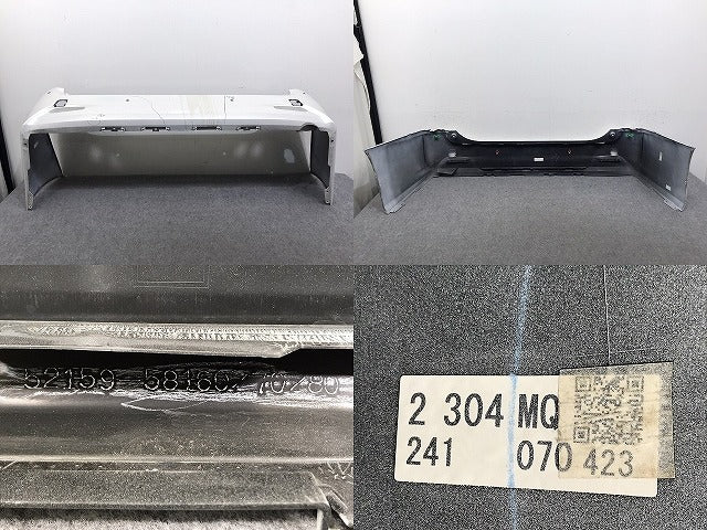 ヴェルファイア/X/V/アルファード/X/G 30系/AGH30W/AGH35W/GGH30W/GGH35W/AYH30W 純正 リアバンパー 52159-58160 ホワイト 070(131030)