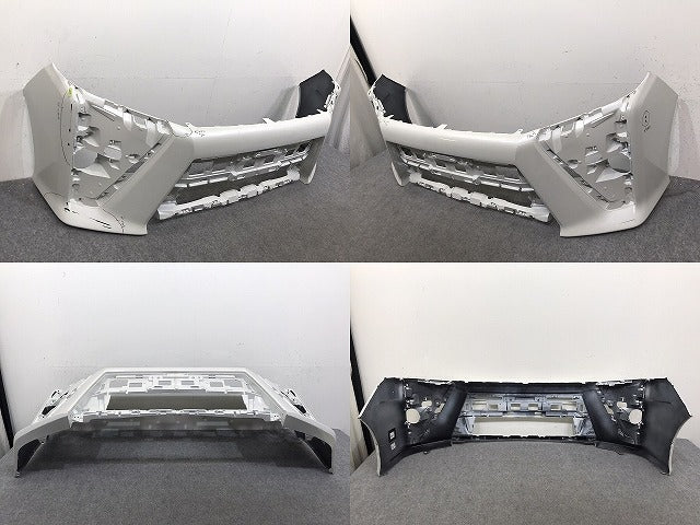○80W 85W ヴォクシー ZS 後期 純正 フロントバンパー ホワイトパール