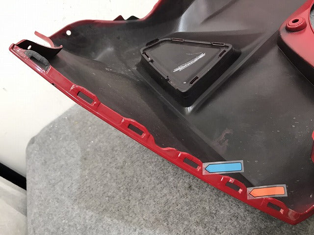 フィット RS ハイブリッド GK5 GK6 GP5 GP6 純正 前期 リア バンパー 71501-T5B-0000 ミラノレッド R81 ホンダ(131084)