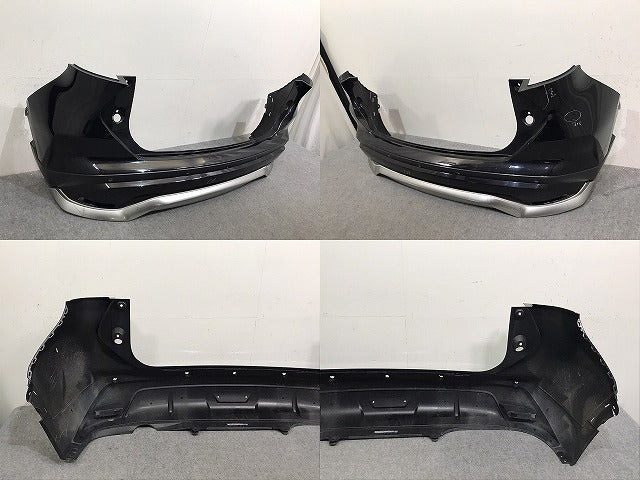 キックス/KICKS/オーテック/AUTECH P15 純正 リア バンパー スポイラー付 85022 5RY0H ピュアブラック G42 日産(131181)