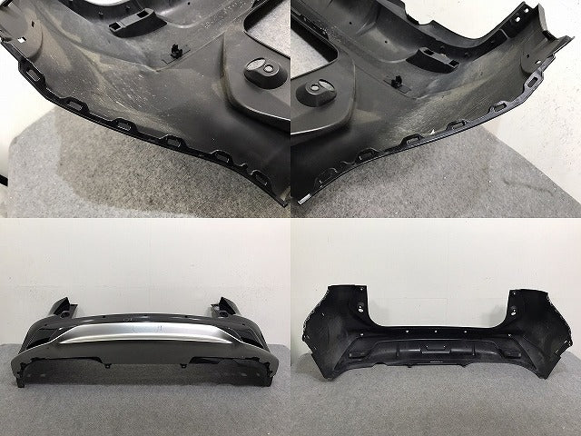 キックス/KICKS/オーテック/AUTECH P15 純正 リア バンパー スポイラー付 85022 5RY0H ピュアブラック G42 日産(131181)