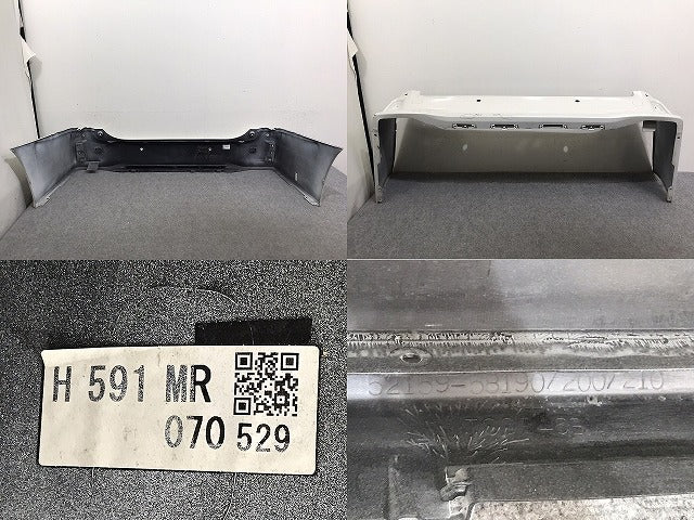 ヴェルファイア/Z/アルファード/S 30系/AGH30W/AGH35W/GGH30W/GGH35W/AYH30W 純正 リア バンパー 52159-58190 ホワイトパール 070(131231)