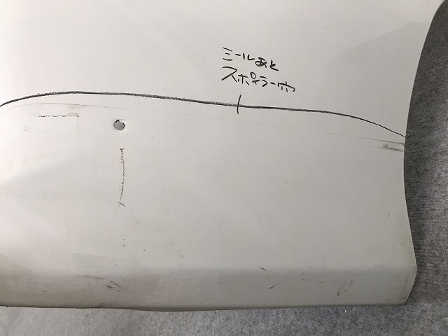 エスティマ/アエラス 50/ACR50W/ACR55W/GSR50W/GSR55W/AHR20W 純正 リア バンパー 左スポイラー付 52159-28560 ホワイトパール 070(131274)