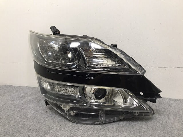 ヴェルファイア Z 20系 ANH20W GGH20W ANH25W GGH25W 純正 前期 右 ヘッドライト キセノン HID レベ バラスト付 AFS無 刻印5 58-23(131343)