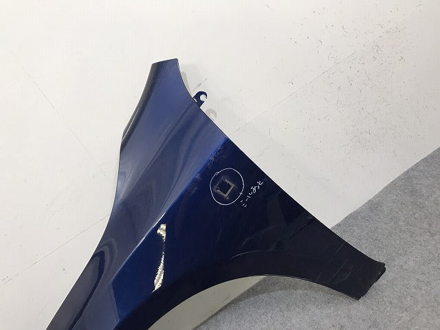 V60 FB系 純正 前期 左 フロント フェンダー ブルー メタリック 498 or 706 ボルボ(131470)