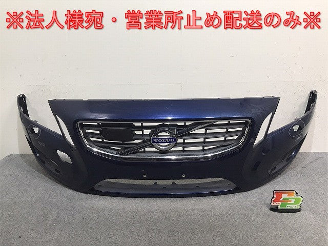 V60 FB系 2011-2012 純正 前期 フロント バンパー 31290811 ネイビー メタリック ボルボ(131478)