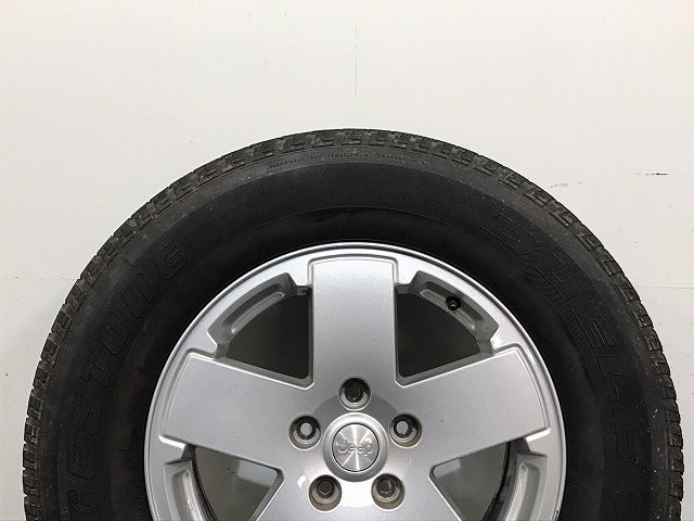ジープ ラングラー JK 系 純正 ラジアル タイヤホイール 1本のみ 18x7.5J ET44.45 5穴 5H PCD127 ハブ径71mm 1JC34TRMAA AB(131514)