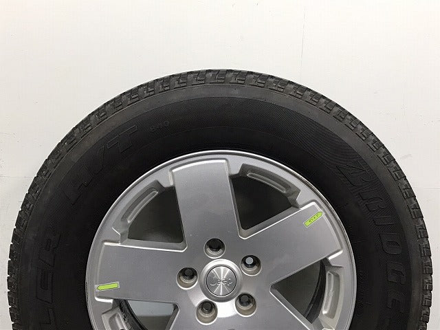 ジープ ラングラー JK 系 純正 ラジアル タイヤホイール 1本のみ 18x7.5J ET44.45 5穴 5H PCD127 ハブ径71mm 1JC34TRMAA AB(131516)