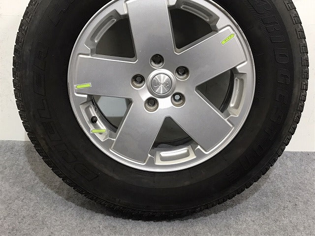 ジープ ラングラー JK 系 純正 ラジアル タイヤホイール 1本のみ 18x7.5J ET44.45 5穴 5H PCD127 ハブ径71mm 1JC34TRMAA AB(131516)