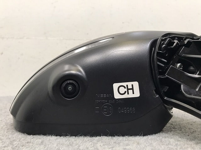 ノート/NOTE E13/SNE13 純正 右 ドアミラー 14線 ウインカー/カメラ付 ICHIKOH 8345/5427 バーガンディー NBQ 日産(131809)