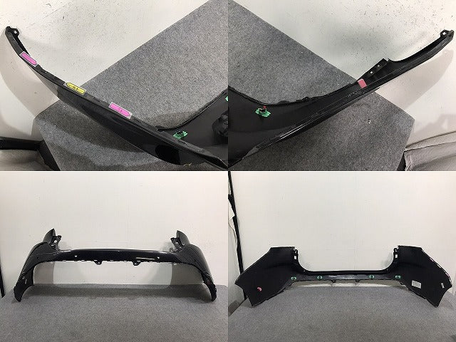 ハリアー 80系/MXUA80/MXUA85/AXUH80/AXUH85/AXUP85 純正 リア バンパー 52159-48320 プレシャスブラックパール 219 トヨタ(131871)