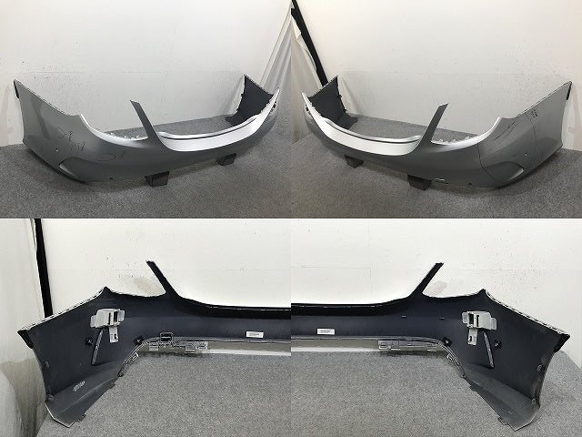 Cクラス セダン W205 AMG 純正 後期 リア バンパー A205 855 57 38 2058555738 シルバー メタリック メルセデスベンツ(132157)