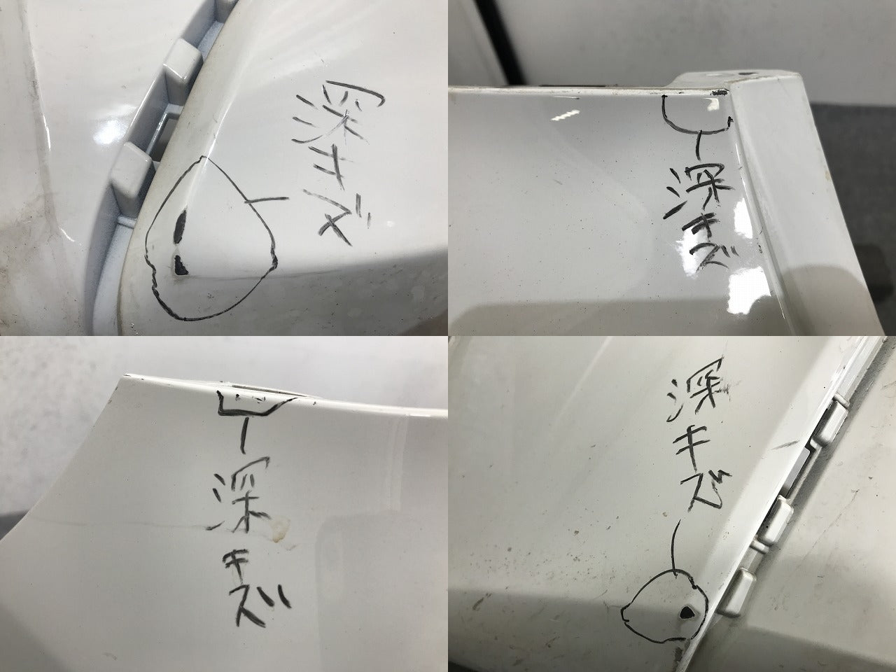 X4シリーズ Mスポーツ F26 純正 リア バンパー 5112-8056999 アルピンホワイトⅢ 300 BMW(132176)