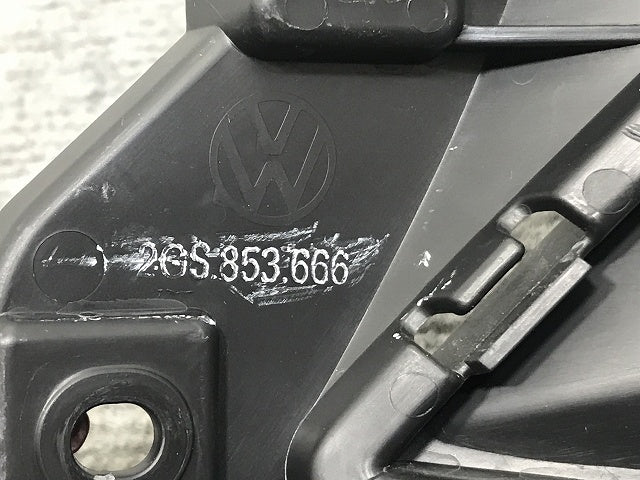 ポロ POLO TSI コンフォートライン リミテッド AW系 純正 右 フロント ロア グリル ガーニッシュ 2GS.853.666 フォルクスワーゲン(132361)