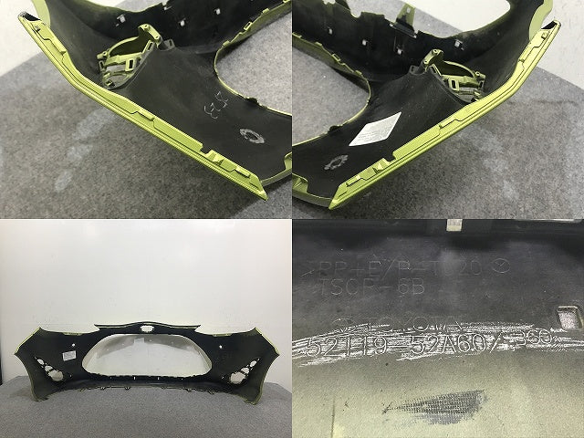 アクア/AQUA NHP10 純正 後期 フロント バンパー 52119-52A60/B60 フレッシュグリーンマイカメタリック 588 トヨタ(132492)