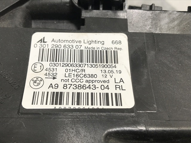 2シリーズ F45/F46 純正 後期 左 ヘッドライト/ランプ LED AL Automotive Lighting A9 8738643-04 BMW(132783)
