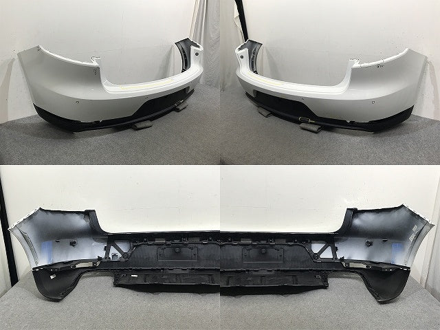 マカン 95B 純正 リア バンパー ディフューザー付 95B 807 421/95B807421 ホワイト ソリッド ポルシェ(132896)