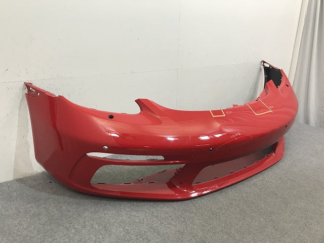 718 ケイマン/718 ボクスター 982 純正 フロント バンパー 982.807.221FFF ガーズレッド 84A ポルシェ(132904)
