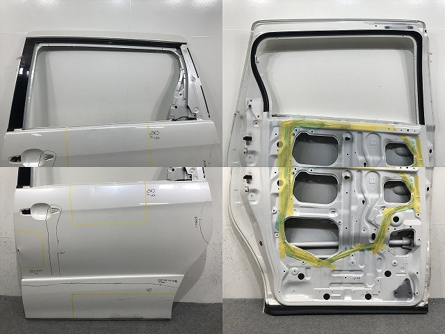 エスティマ/アエラス 50/ACR50W/ACR55W/GSR50W/GSR55W/AHR20W 純正 左 スライドドア サイドパネル付 ホワイトパールクリスタルシャイン 070(132964)