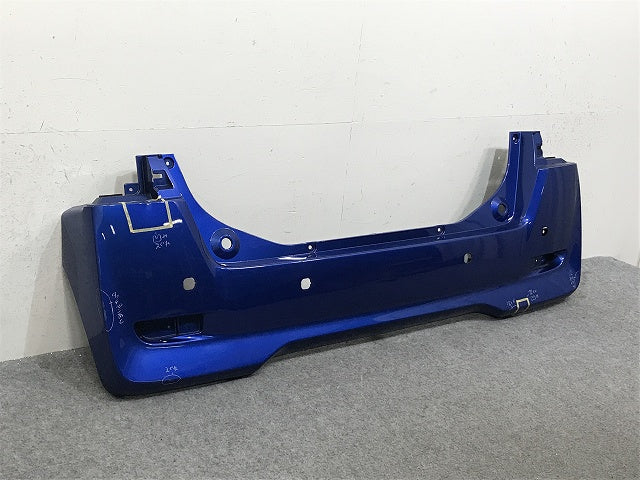 デイズルークス/EKスペース B21A/B11A 純正 リア バンパー 6410C599 オーシャンブルーパール SMB 日産(133015)