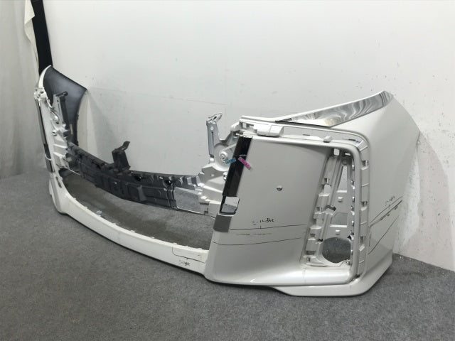 アルファード/S/ハイブリッド 30系/AGH30W/AGH35W/GGH30W/GGH35W/AYH30W 純正 後期 フロント バンパー 52119-58610 ホワイト 070(133154)