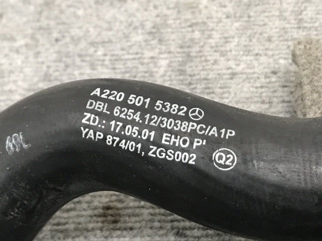 新品!Sクラス W220 純正  ラジエーターホース/アッパーホース A220 501 5382 2205015382 メルセデスベンツ(133289)