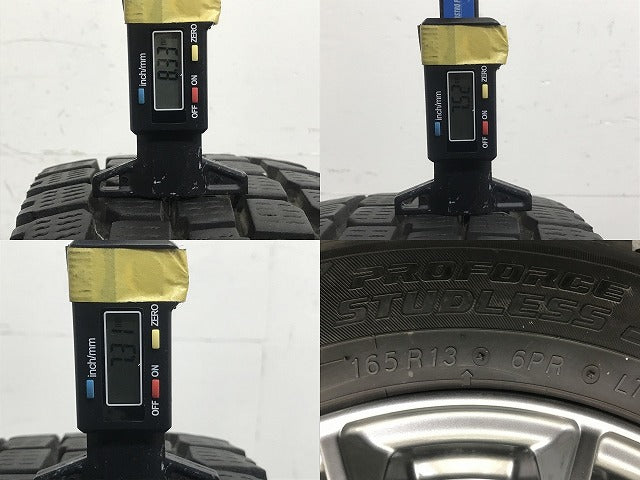 プロボックス サクシード AD等 社外 タイヤホイールセット スタッドレス 4本セット VERVA ZS 13x5/ET36/4穴 4H/PCD100/ハブ径72mm(133300)
