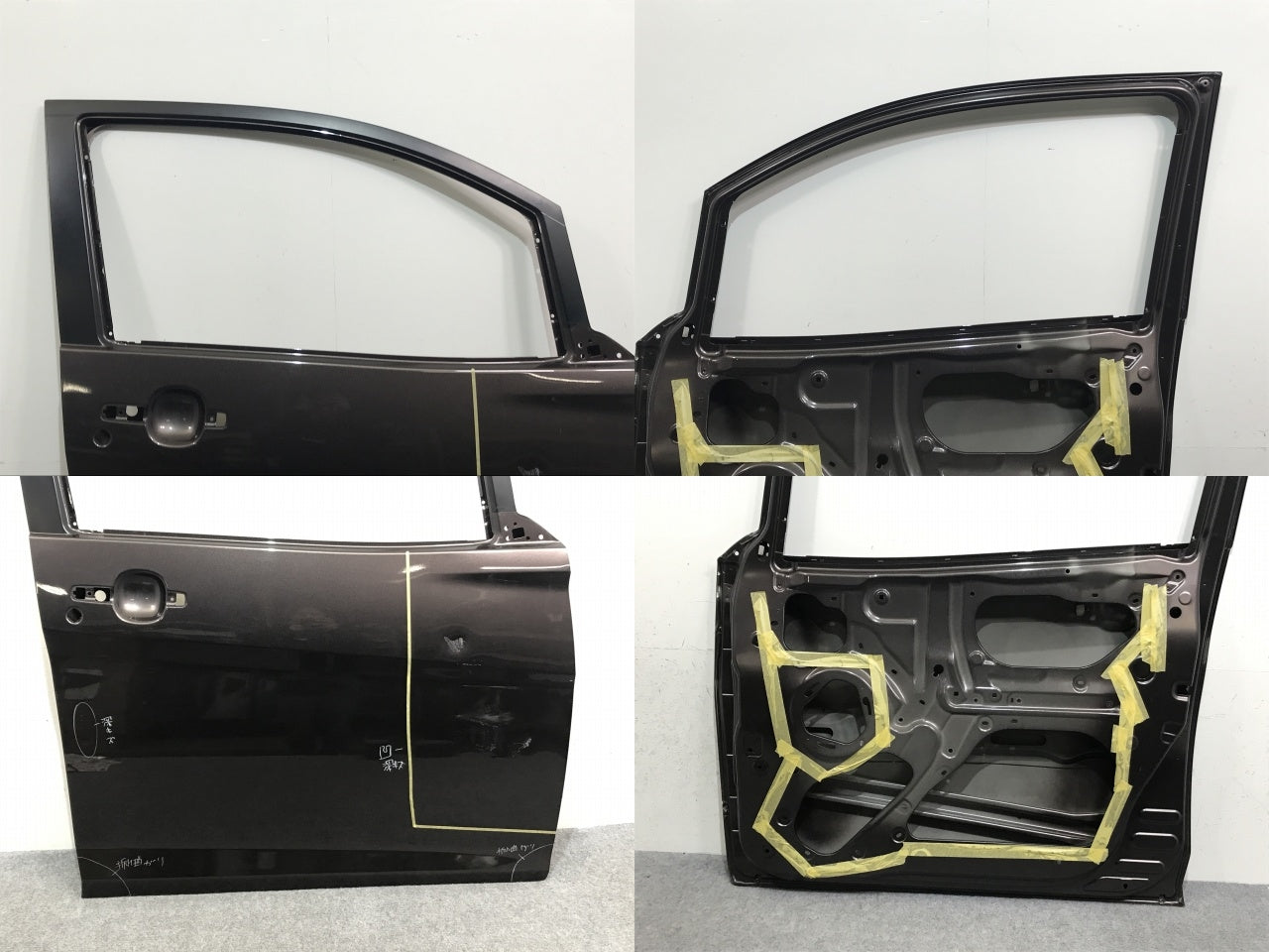 デイズ/EKワゴン B21W/B11W 純正 右 フロント ドア ブラウン メタリック 日産(133373)