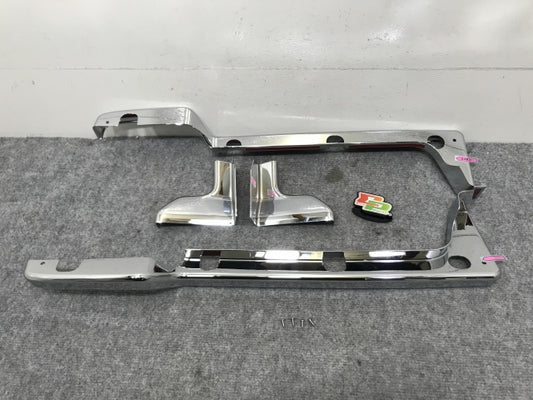 新品!ギガ ファイブスター 2代目 2015- 社外 左右 フロント バンパー エンドカバー スカート付車用 ジェットイノウエ 510591(133676)