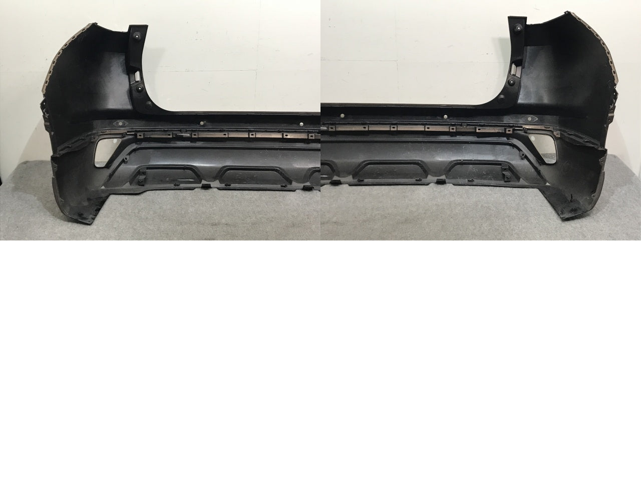 エクリプス/クロス/PHEV GK1W/GK9W/GL3W 純正 後期 リア バンパー スポイラー付 6410F310ZZ/6410F313ZZ ブロンズメタリック C21(133691)