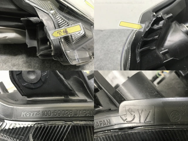 パッソ モーダ/ブーン シルク M700A/M710A/M700S/M710S 純正 右 ヘッドライト LED レベライザー 刻印YZ KOITO 100-69028 トヨタ(133707)