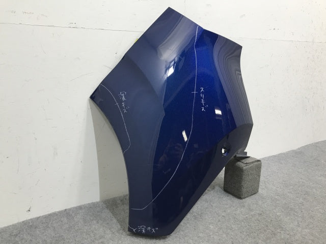 ノート/NOTE E13/SNE13 純正 左 リア コーナーバンパー/コーナーパネル 85017 6XJ0H オーロラフレアブルーパール RAY 日産(133753)